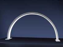 Lampa LED półksiężyc
