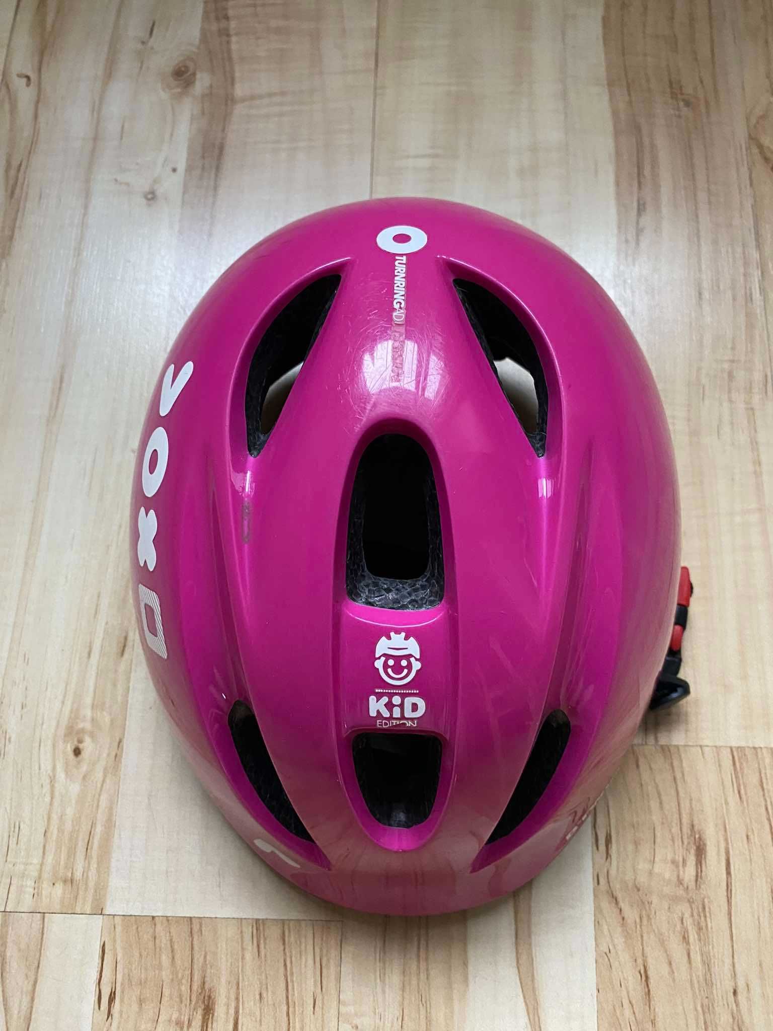 Kask dziecięcy/kobiecy różowy B-twin KH 300