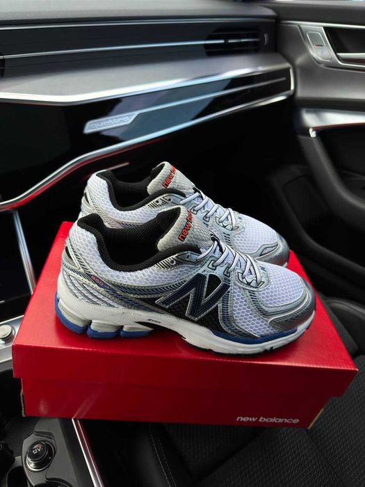 Чоловічі кросівки нью беланс New Balance 860v2 White Silver Navy 41-45