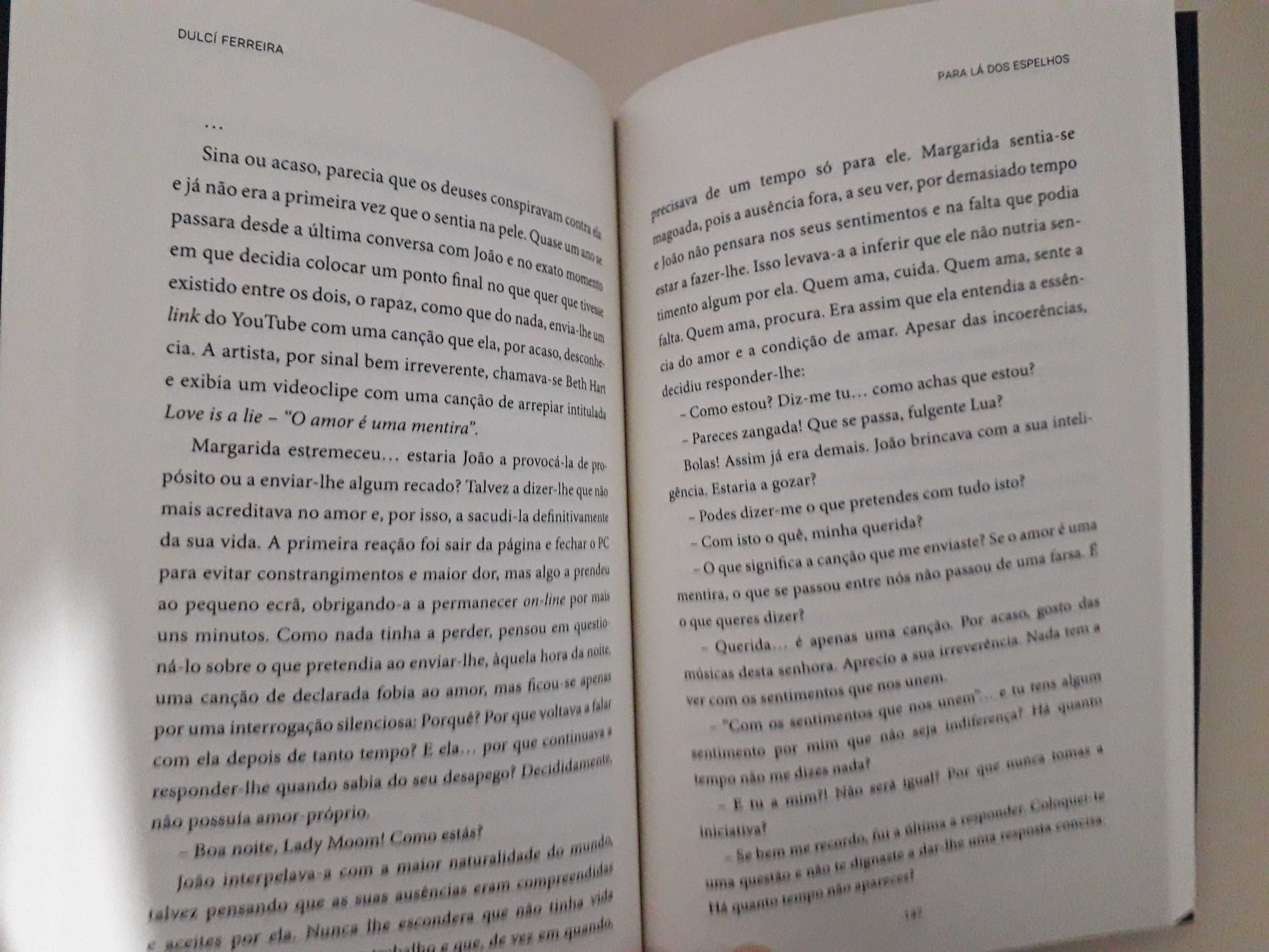 Livro "Para lá dos Espelhos"