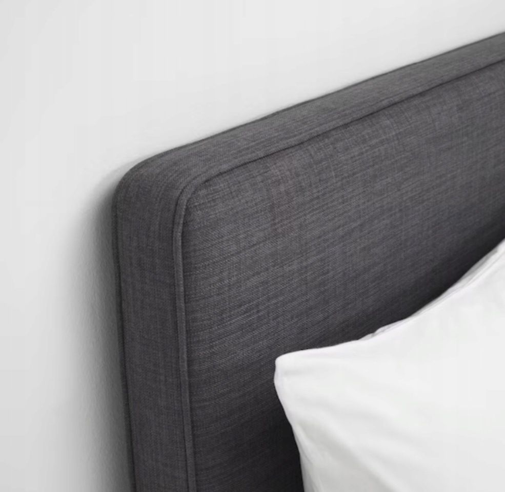 Nowe1/2 ceny łóżko kontynentalne +Materac spręży,  DUNVIK Ikea 140-160