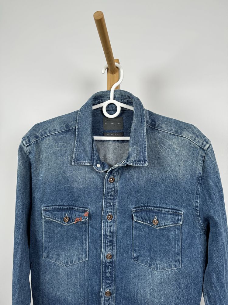 Zara koszula jeansowa dżinsowa L