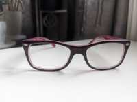 Oprawki okulary korekcyjne rayban fioletowe klasyczne