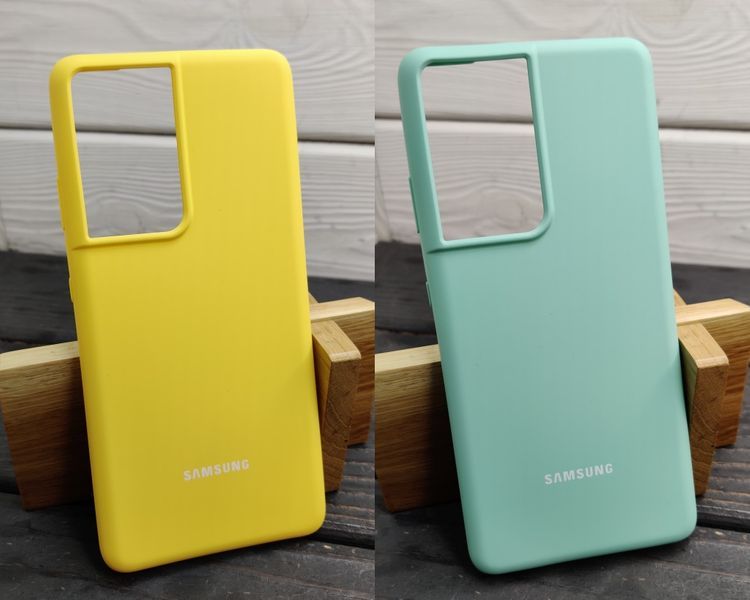 Чехол Silicone Case Samsung S21 Ultra/ S21 Plus/ S21  Микрофибра