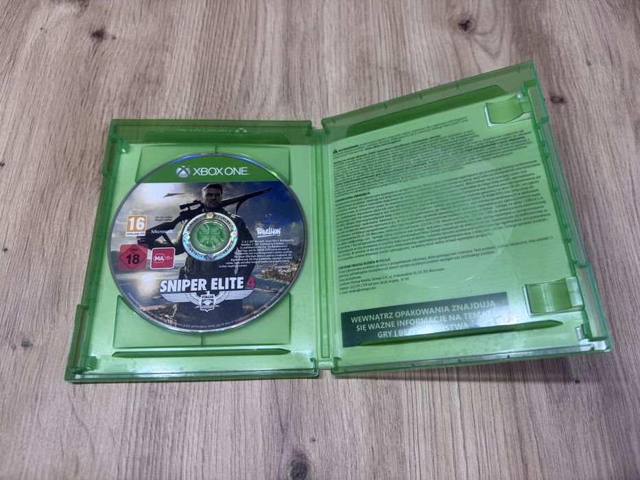 Gra Sniper Elite 4 na xbox one/series x.