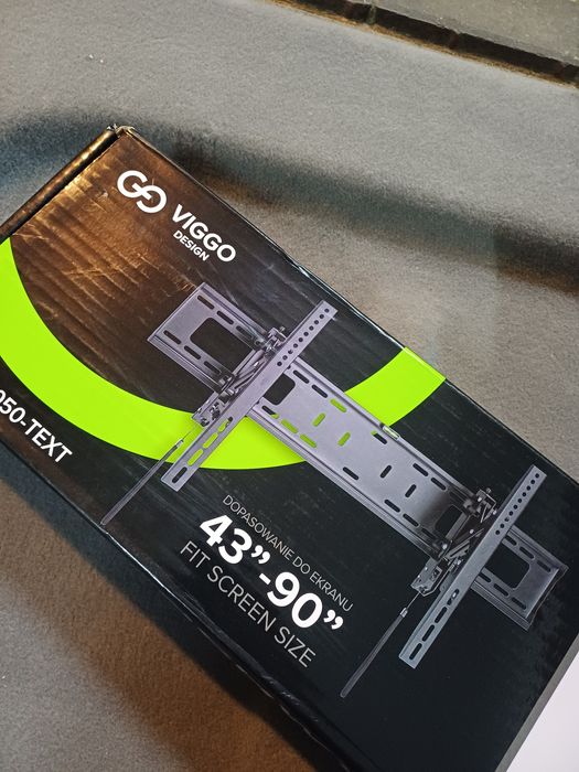 Nowy uchwyt /wieszak pod tv 43"-90: