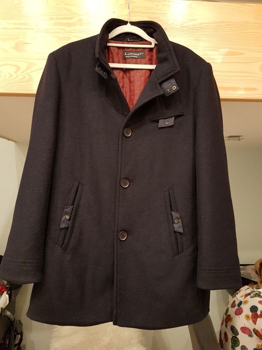 Zimowa kurtka- półpłaszcz- jak nowa