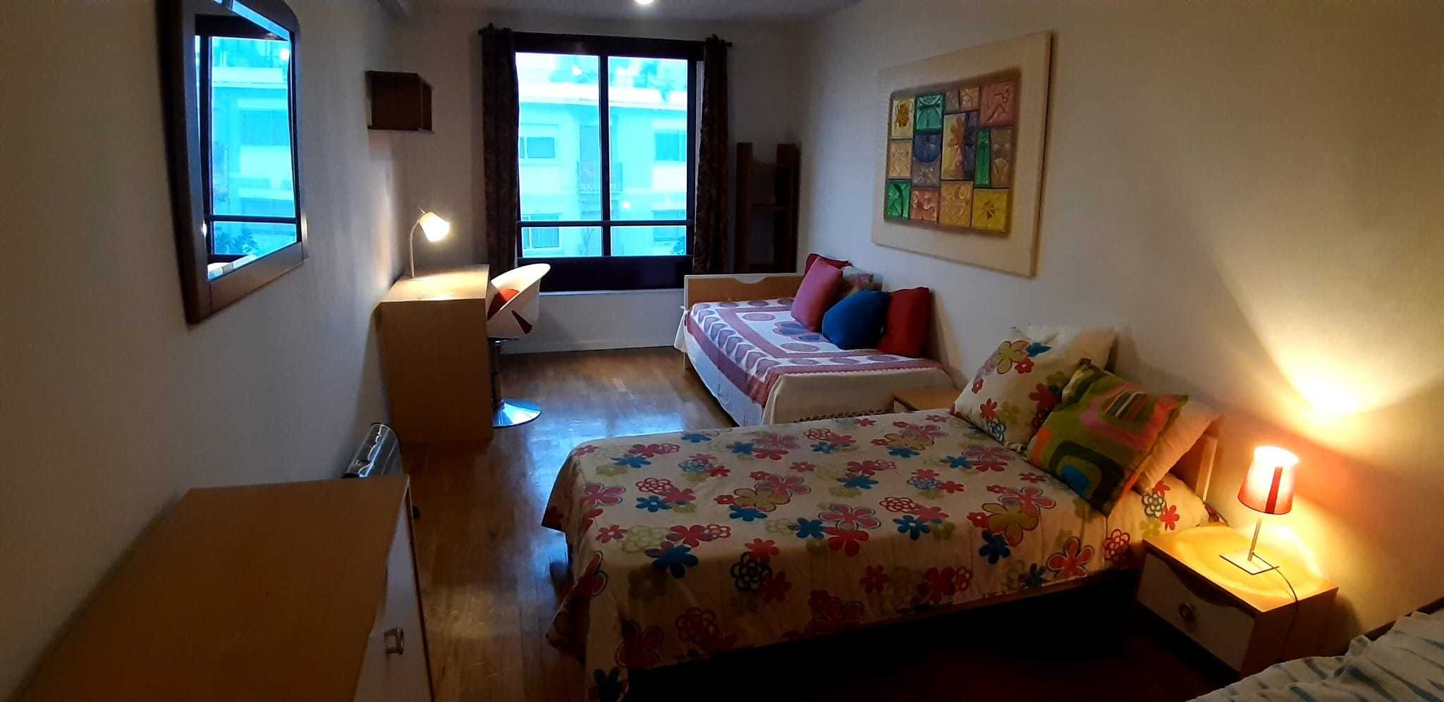 Quarto duplo para alugar Porto