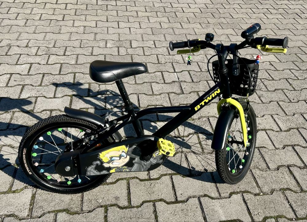 Rower dzieciecy Btwin 16 cali Decathlon dla chlopca woom kross