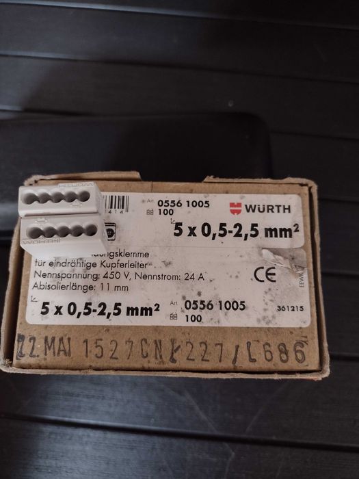 Wago szybkozłączki