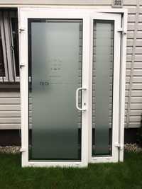 Drzwi aluminiowe wewnętrzne 156x227 podwójne przeszklone