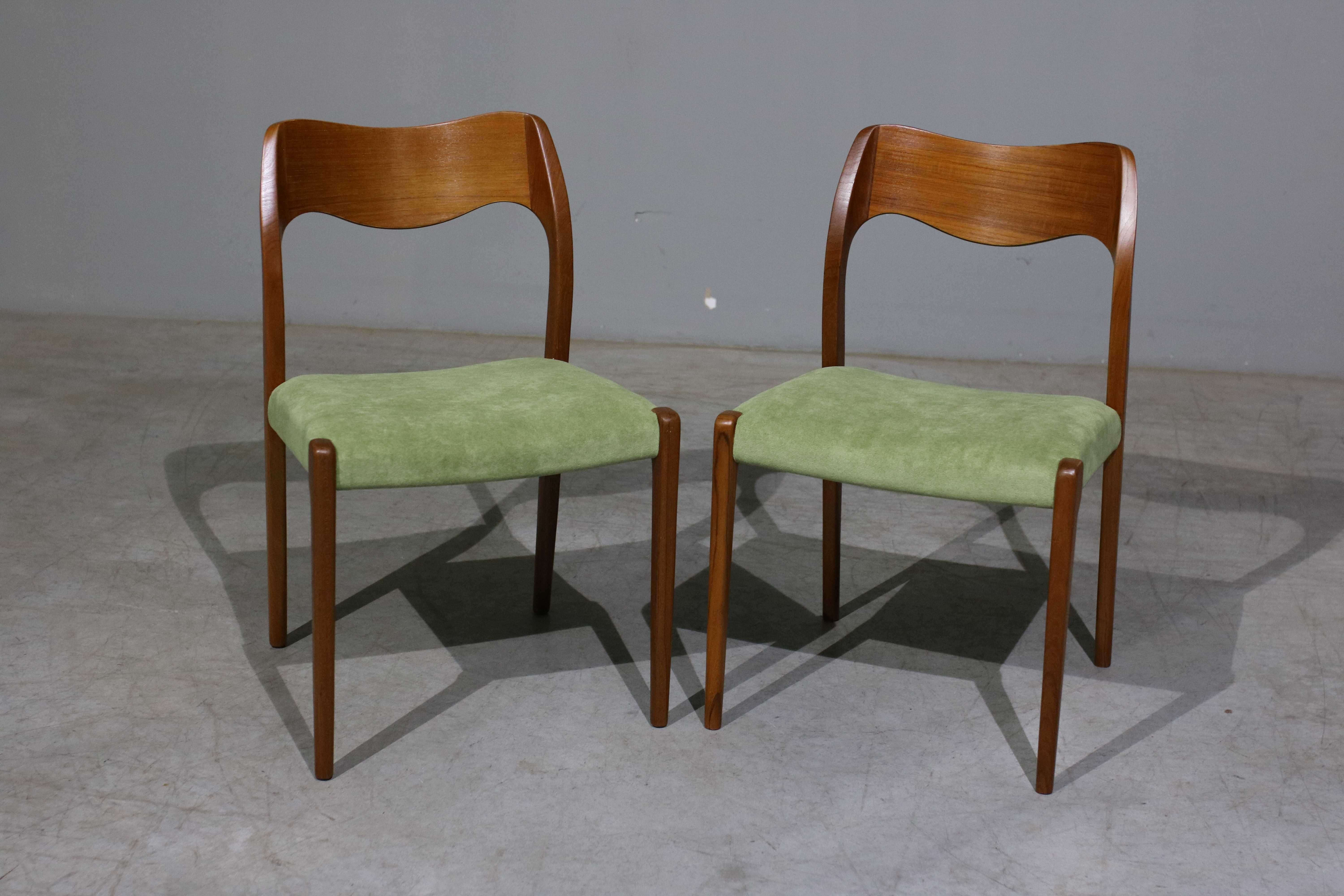 Par de cadeiras Niels O. Moller em teca | Danish Design