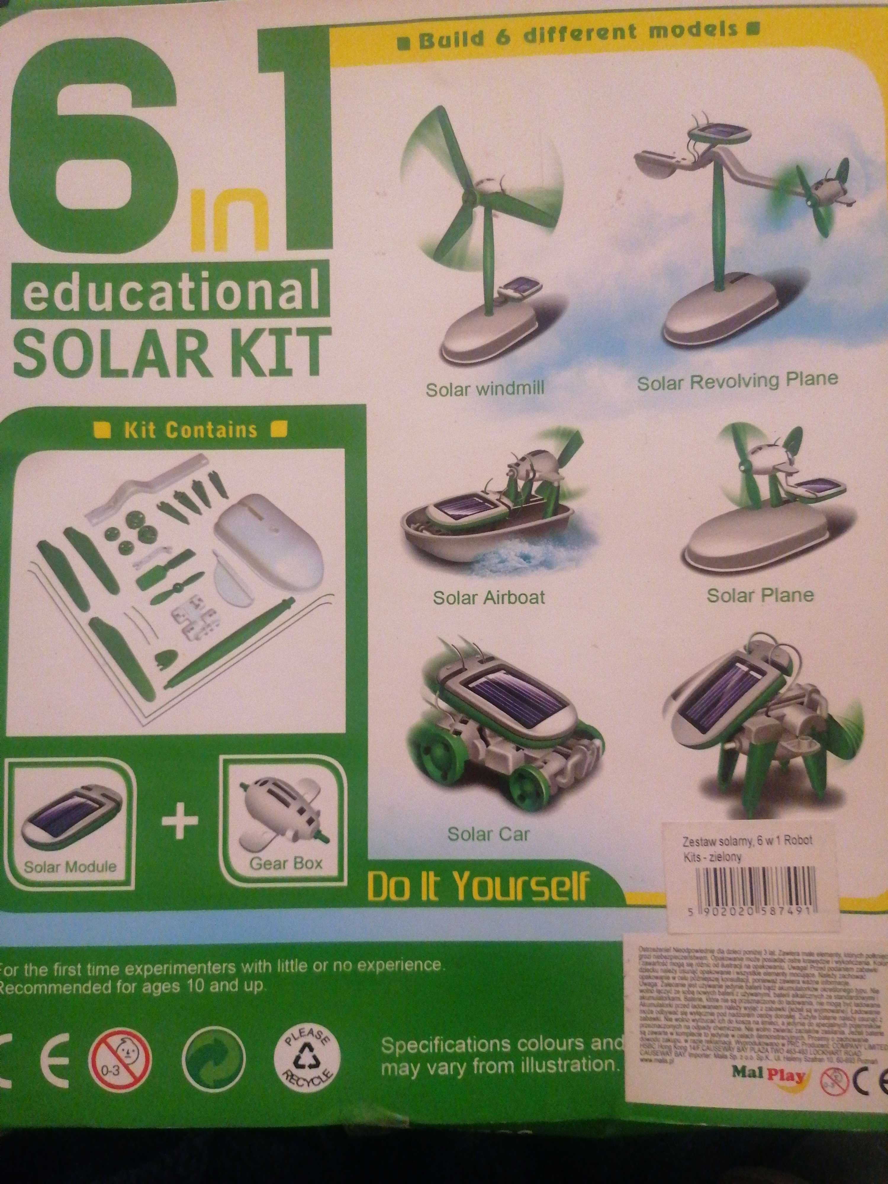 Robot kits, zestaw solarny dla dzieci