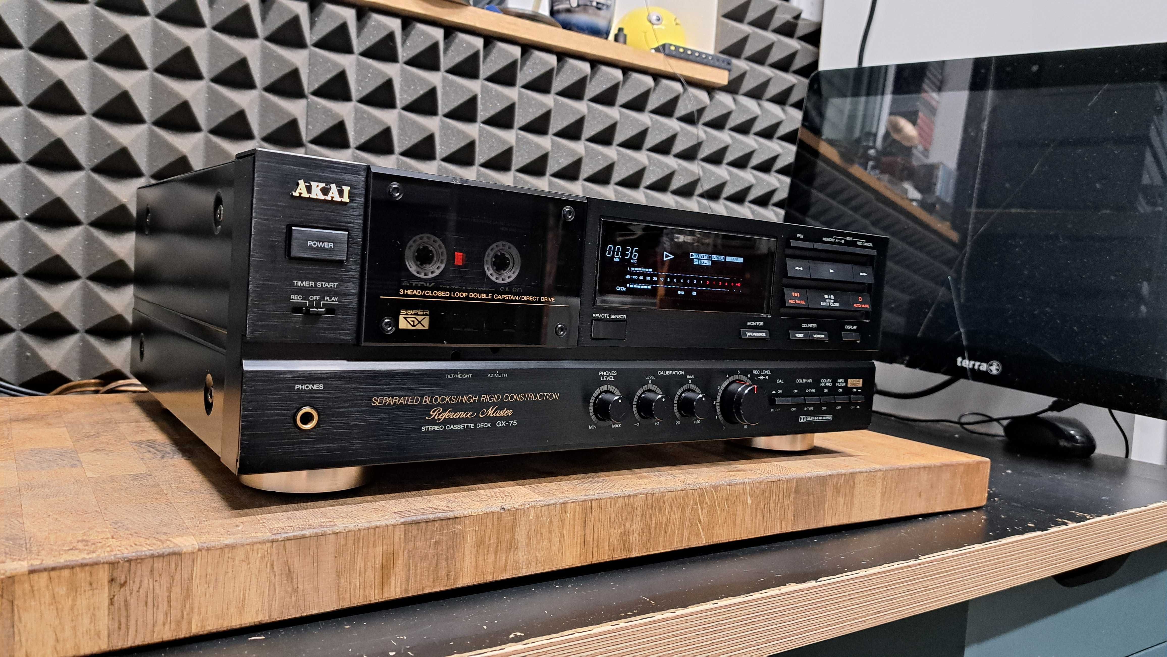 Deck Akai GX-75. 3HEAD po serwisie