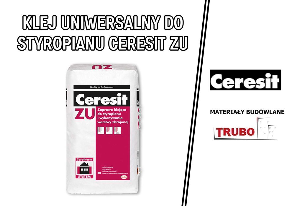 Klej do styropianu i siatki CERESIT ZU 25 kg