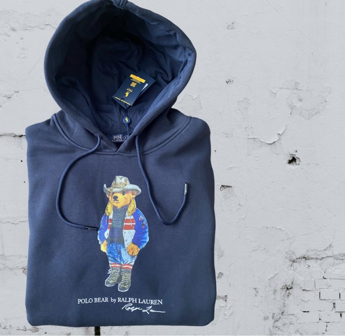 Bluza z kapturem POLO Ralph Lauren z misiem