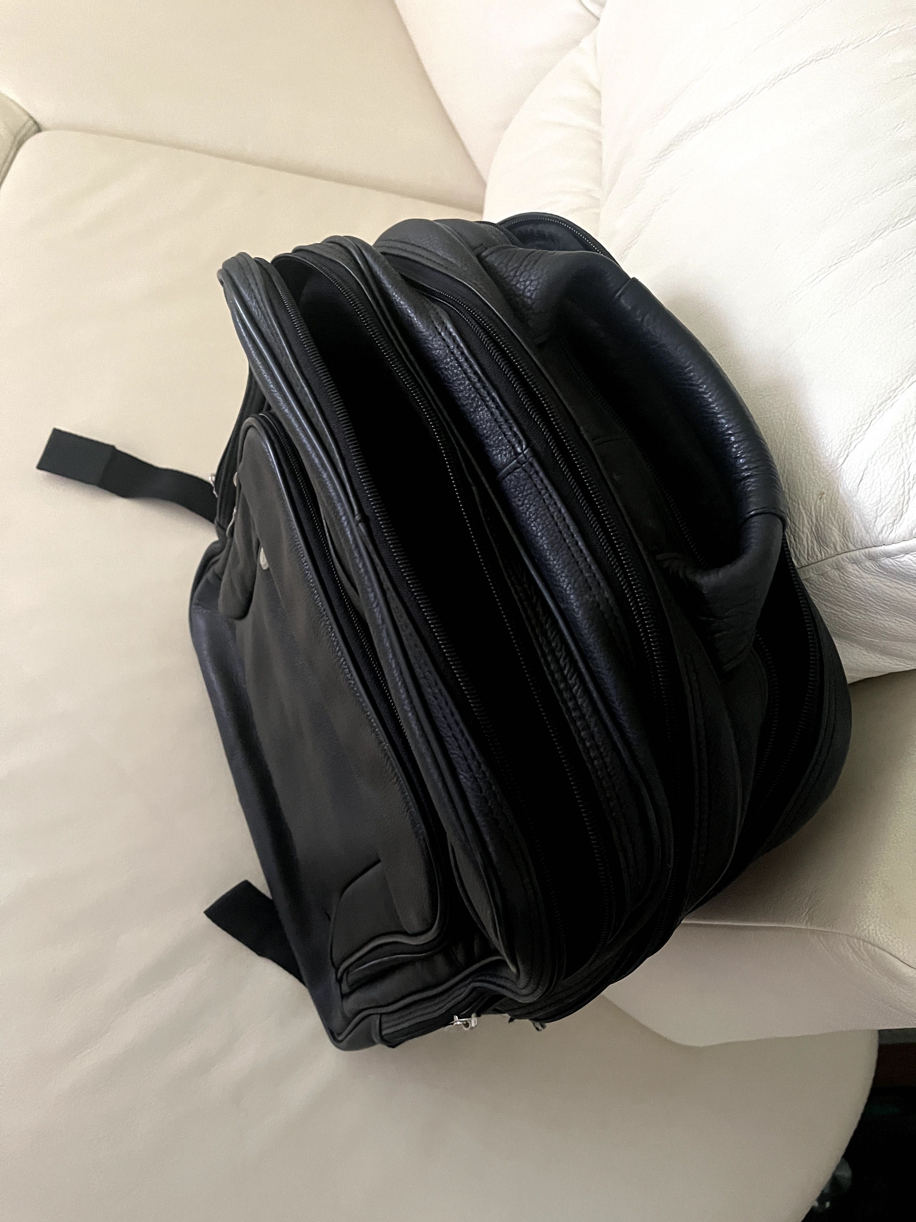 McKlein Skórz. torba Wicker Park 17” z odcz. kółkami i 3-funkc. syst.