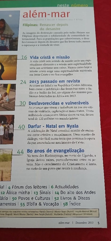 Revista Além-mar de 2013