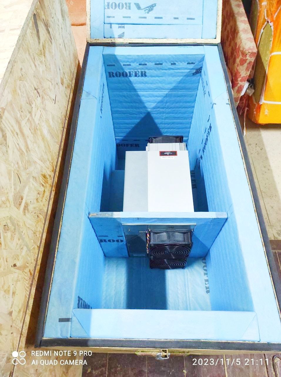 Шумобокс для асиков asic  S19, S21, T21,  E9, L7,  KS3M, KS5L