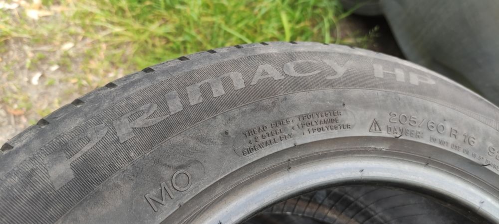 Opony letnie 205/60/16 Michelin 5N