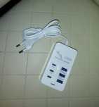 Ładowarka wieloportowa 6 w 1 , przedłużacz,  listwa 3xUSB + 3x USB -C