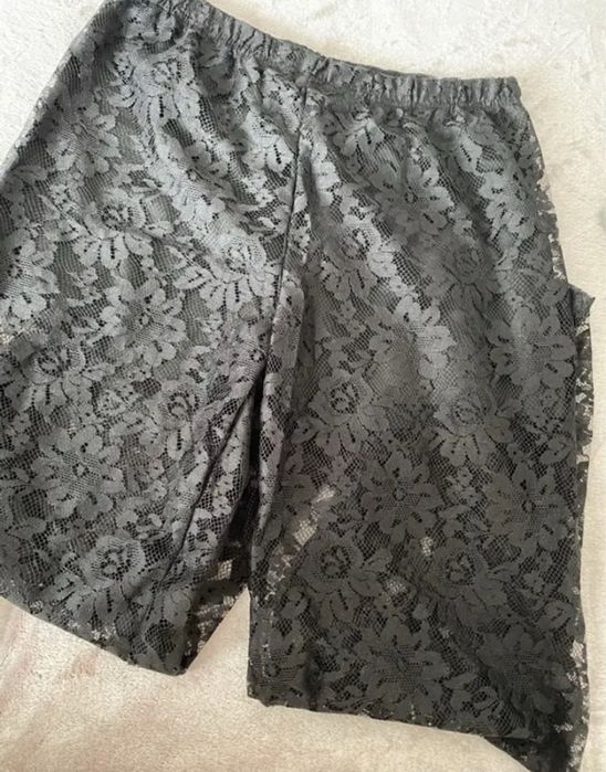 Жіночі мереживні широкі штани