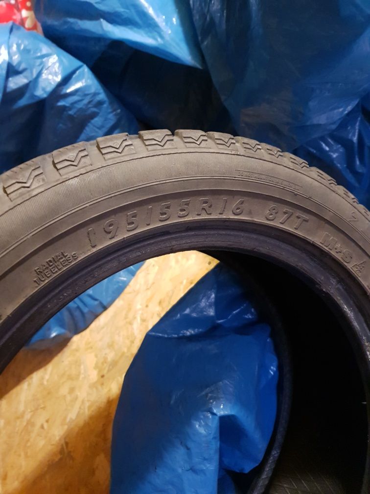 2x Dunlop Winter Sport M3 195/55 R16
