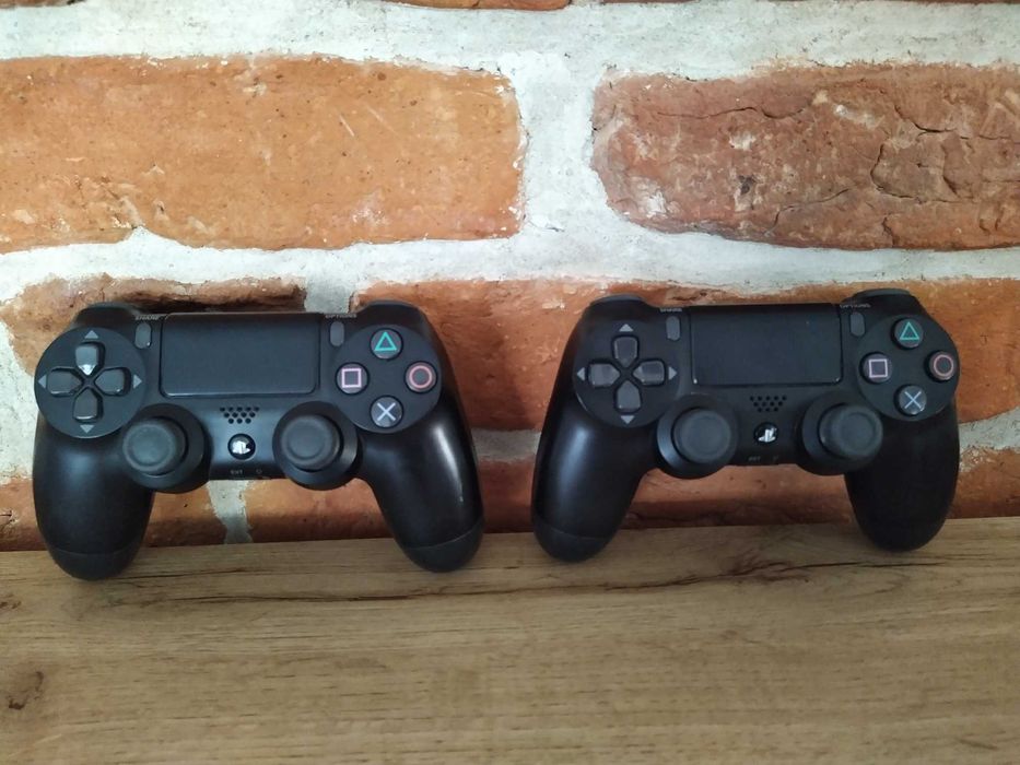 Pad dualshock do PS4 czarny, oryginalne - 2 sztuki w cenie jednego