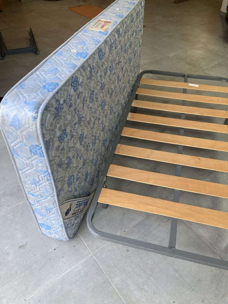 Estrado Cama Solteiro + Colchão