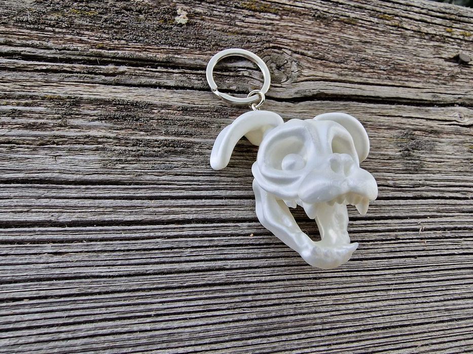 porta chaves cranios animais imprimido 3d