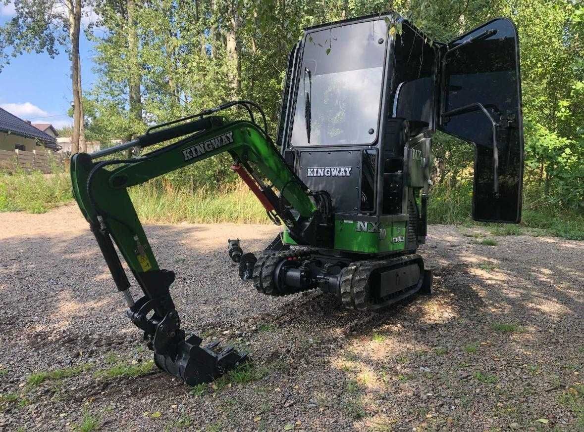 Wynajem Minikoparki 1t bez operatora + taczka spalinowa 120 zł / dzień
