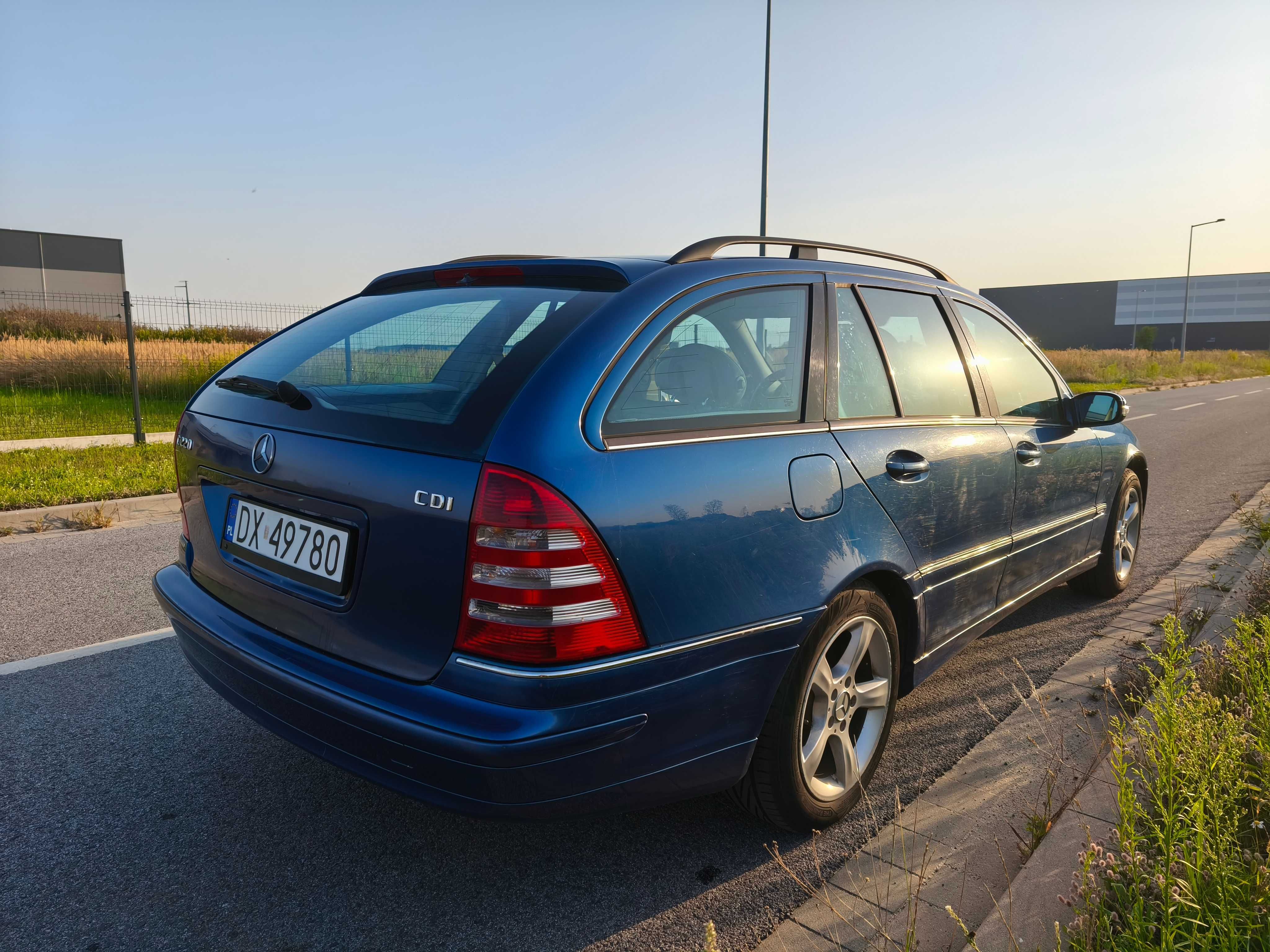 Mercedes Benz w203 C220 cdi Diesel Sprawny Do Jazdy Skóry Jasne Wnetrz