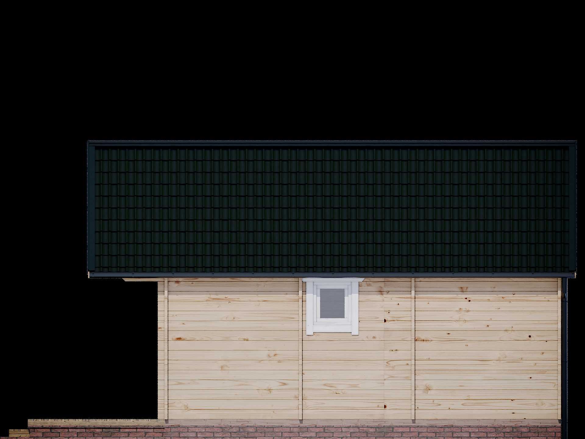 Drewniany domek letniskowy Julia 32 m2 - ROD, ośrodek wypoczynkowy