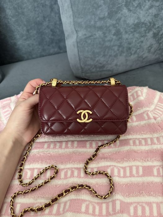 Сумка Chanel бардова