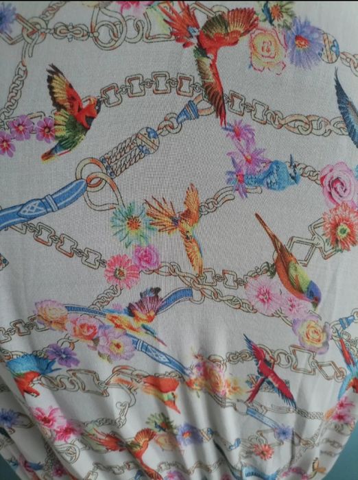 Asymetryczna letnia sukienka S/M :)