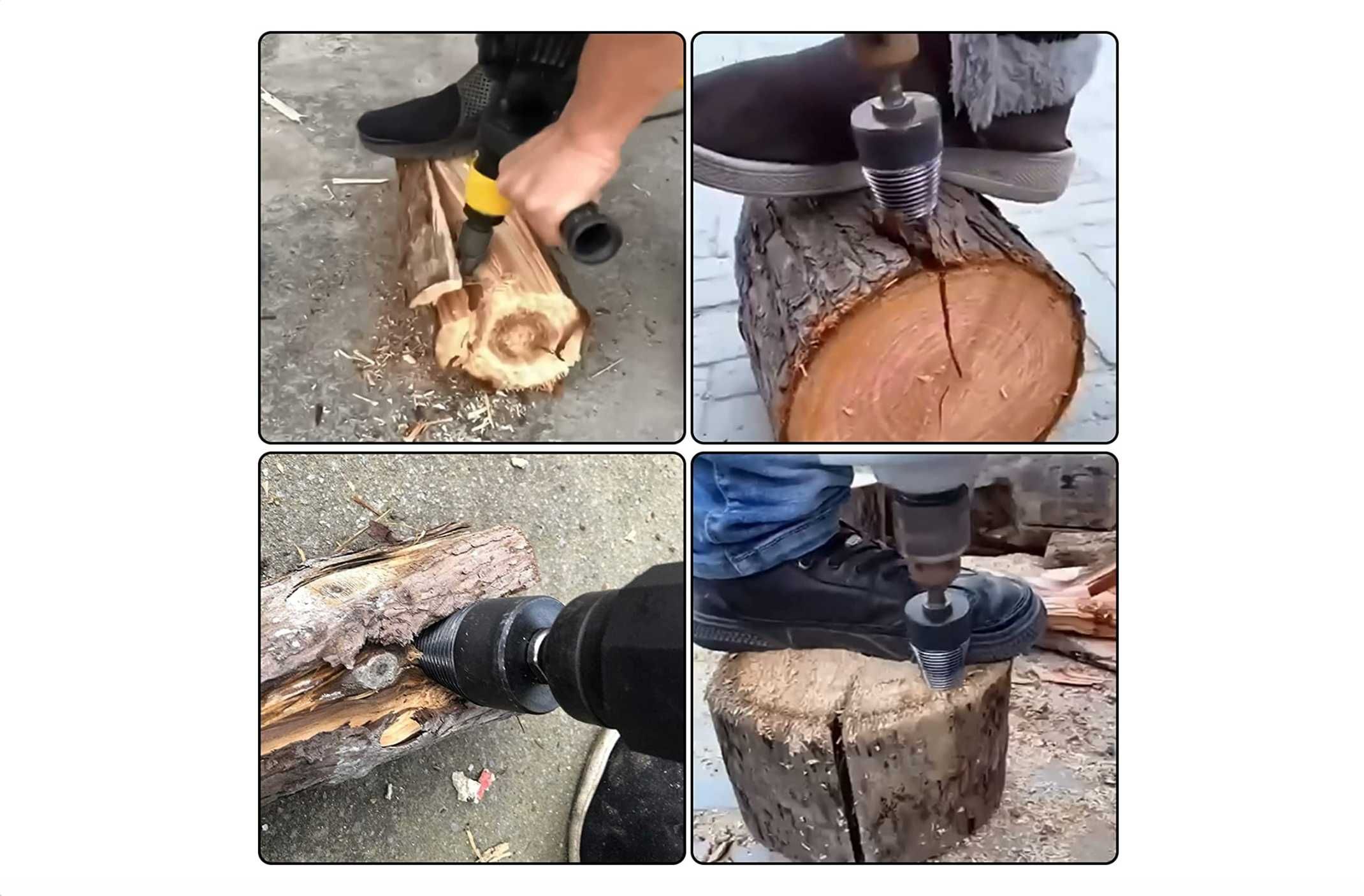 Broca para rachar madeira