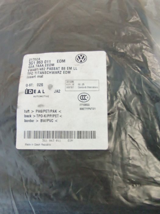 Dywaniki gumowe samochodowe