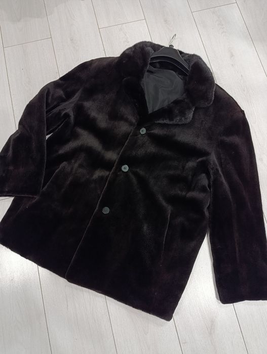 Чоловіча норкова шуба, шубка. Великий розмір. 80 см