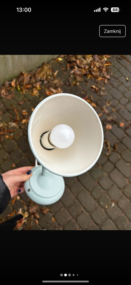 Kinkiety 2 sztuki lampy miętowe nowe