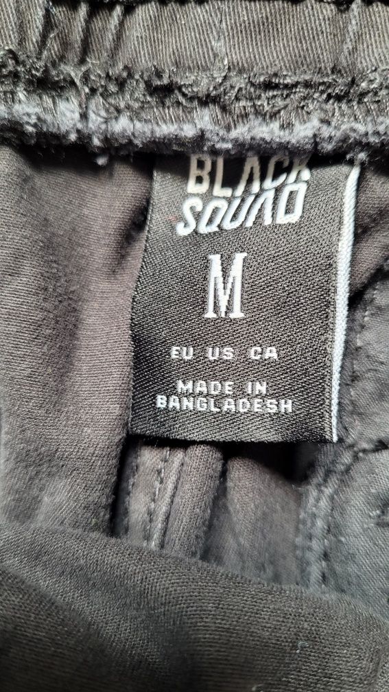 Spodnie bojówki Black Squad kupione w New Yorker, rozmiar M / 164