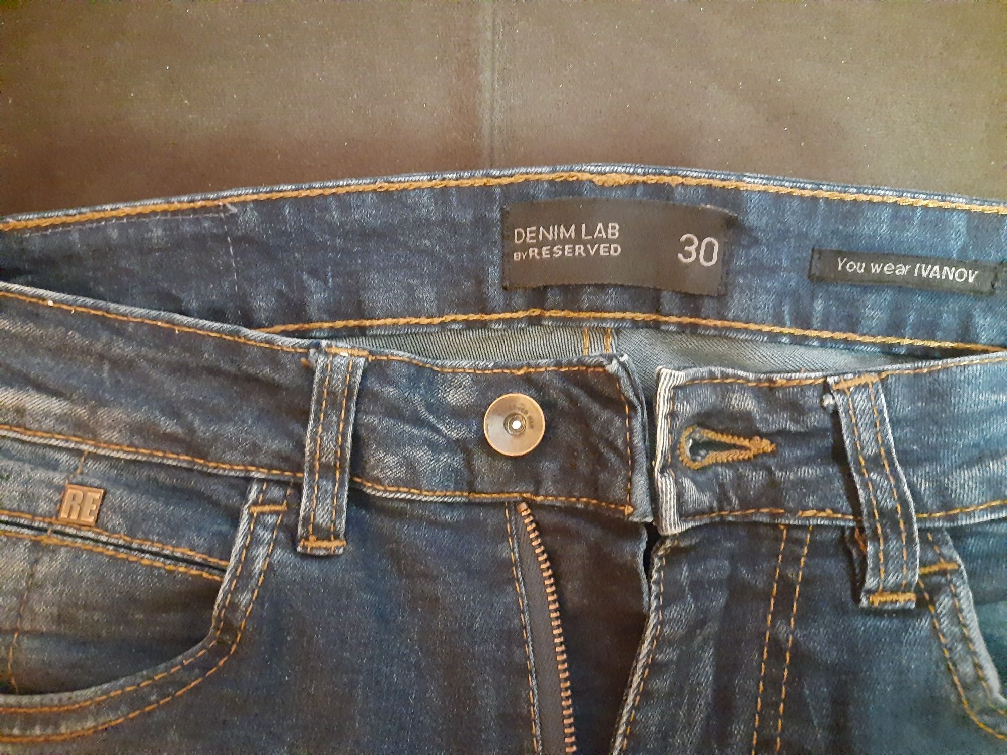 Spodnie męskie jeans jeansy Reserved rozmiar S-30  78 cm