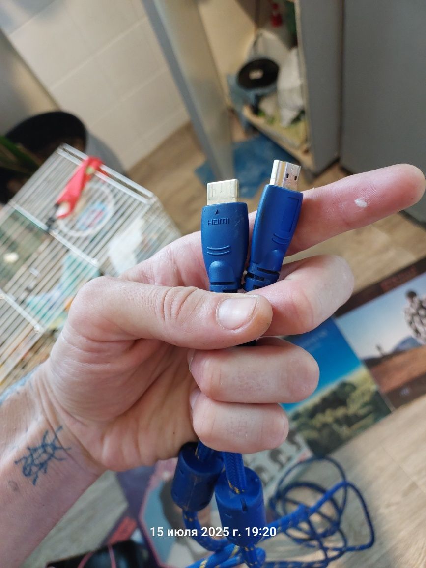 прода HDMI - HDMI кабель 6 метром в оплетке