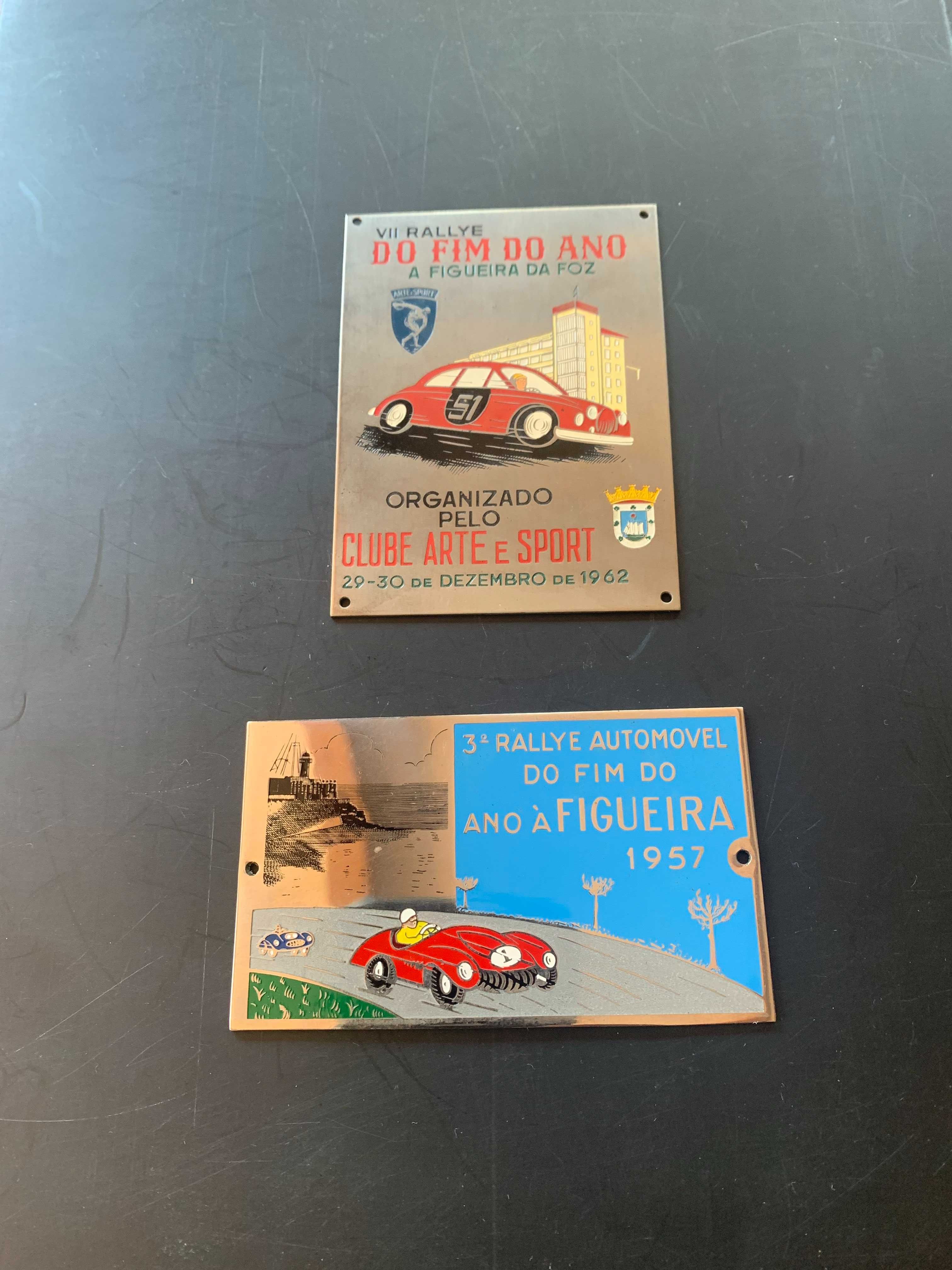 chapas/placas classicos rallye