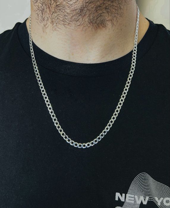 Corrente de Freio em Prata 925