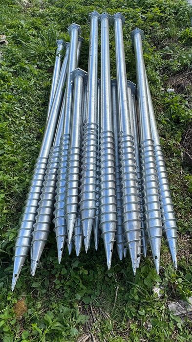 Геопалі свайный фундамент • купити сваи для фундамента + геошурупи