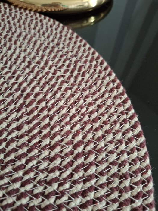 podkładki na stół talerz grube bawełniane komplet 6 szt.  jakość Nowe