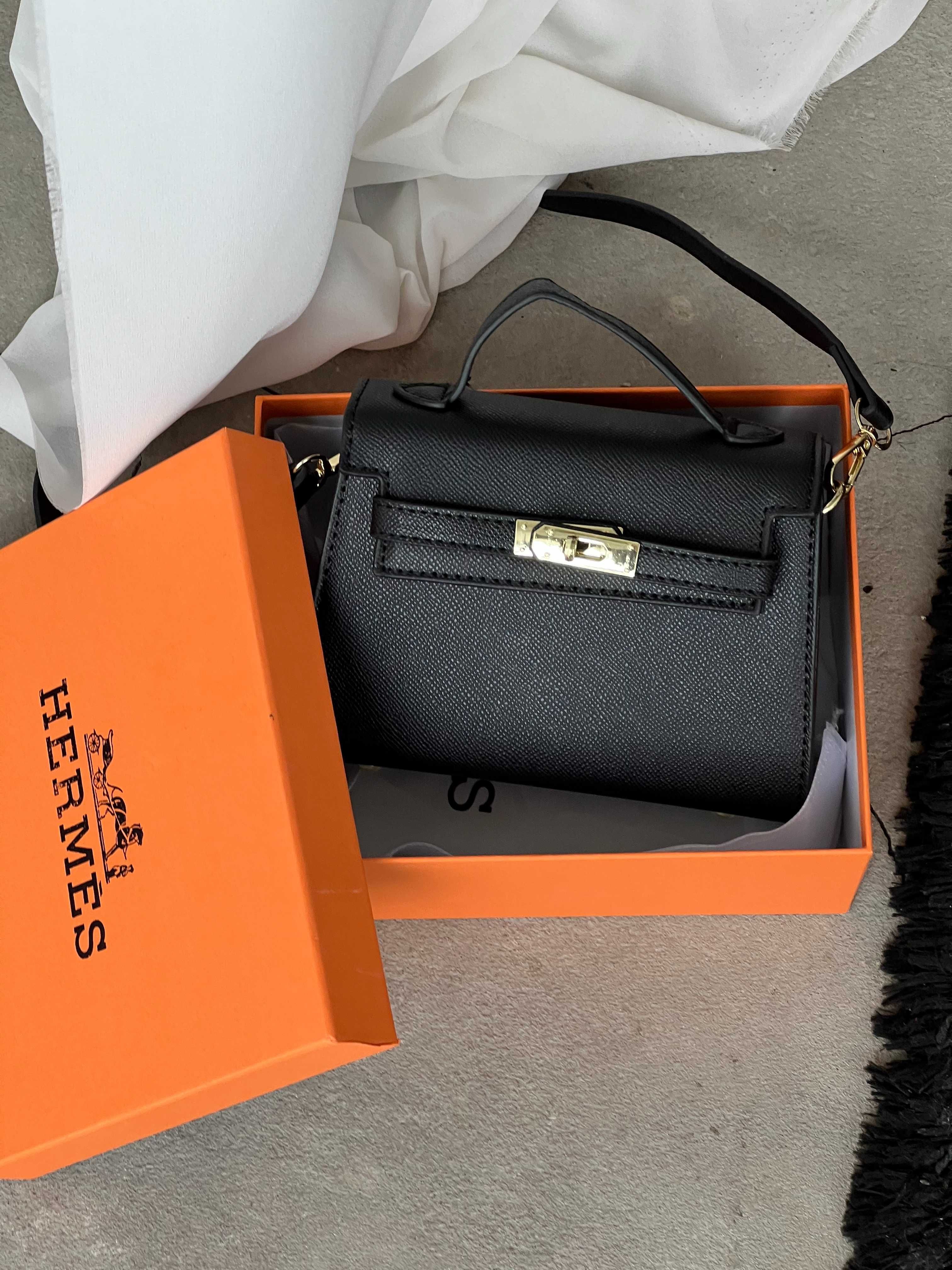 Женская сумка Hermes Kelly мини через плече Гермес
