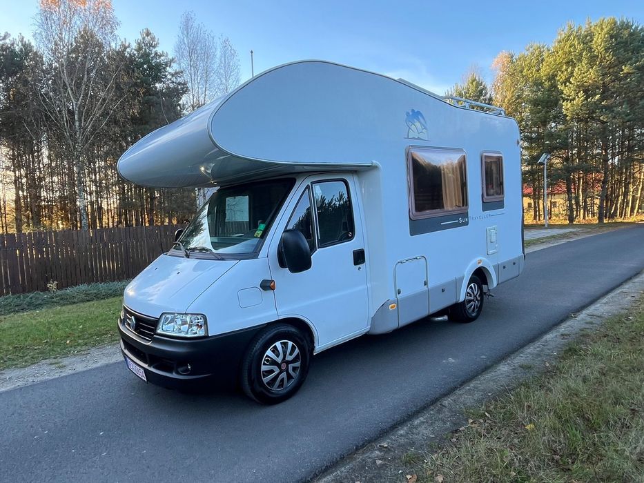 Fiat KNAUS SUN TRAVELLER  2.8 128KM Wersja Zimowa Toaleta Prysznic Markiza Zadbany Solar