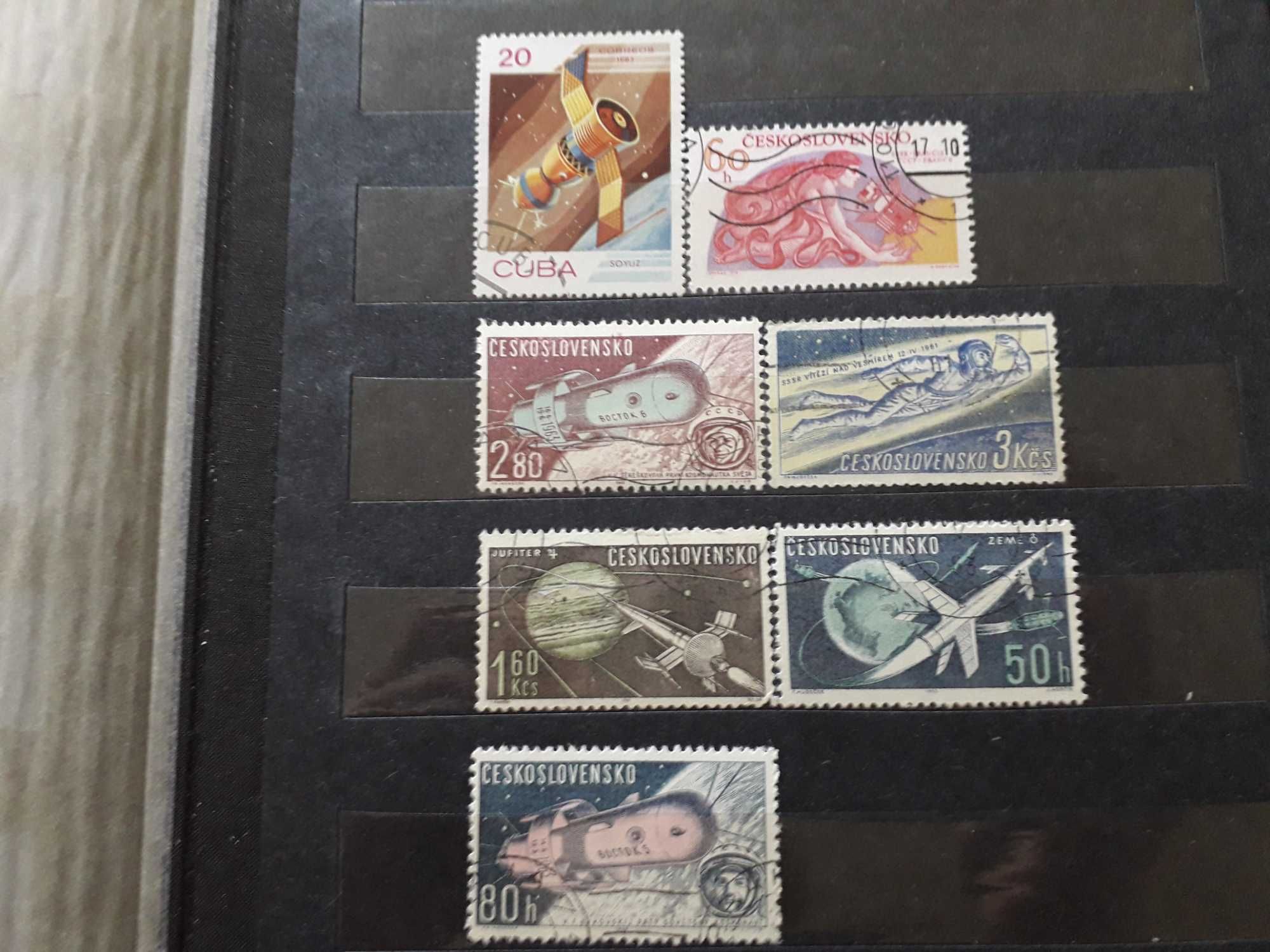 znaczki pocztowe Kosmos 11 sztuk