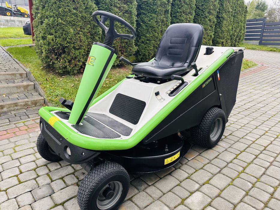 Traktorek kosiarka Etesia Bahia Kawasaki V2 pompa oleju hydro Piękna